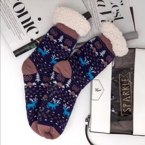 Sherpa Lined Fuzzy Socks